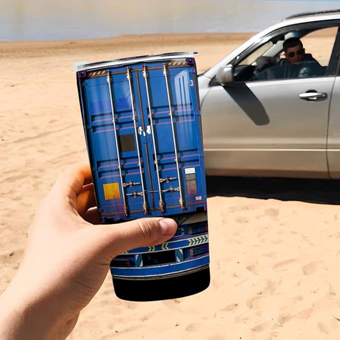 winorax Truck Driver Gifts Trucker Tumbler Stainless Steel Tumblers Coffee Travel Mug 20oz Birthday Christmas Fathers Day Trucks Gifts For Truckers Dad Husband Men Drivers
