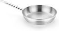 BRA COOKWARE Profesional Frying Pan | 10.2 inches Professional Skillet | Stainless Steel Pan w/o Non-Stick Coating | All Stovetop Compatible - Full Induction Skillet | 100% PFOA Free | Brushed Finish