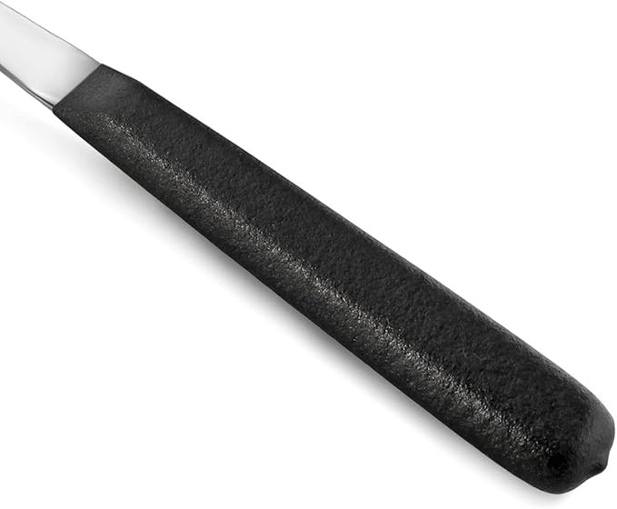 New Star Foodservice Hollow Handle Notched Serving Spoon (Silver, Cool Touch Serving Spoon)