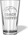 Soccer Coach Gift - Personalized Soccer Gift, Soccer Accessories, Best Coach gifts for coaches, End of Season, Girls Soccer Coach Gifts (Basketball, Single Pint Gift Box)