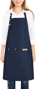 Personalized Aprons Custom Women Men Apron with Pockets Chef for Baking Bbq Grill Embroidered with Name Text