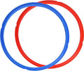 Silicone Sealing Rings for Instant Pot 6 Quart Pressure Cookers,Replacement Silicone Gasket Seal Rings Fit IP-DUO60, IP-LUX60, IP-DUO50, IP-LUX50, Smart-60, IP-CSG60 and IP-CSG50 (Red/Blue)