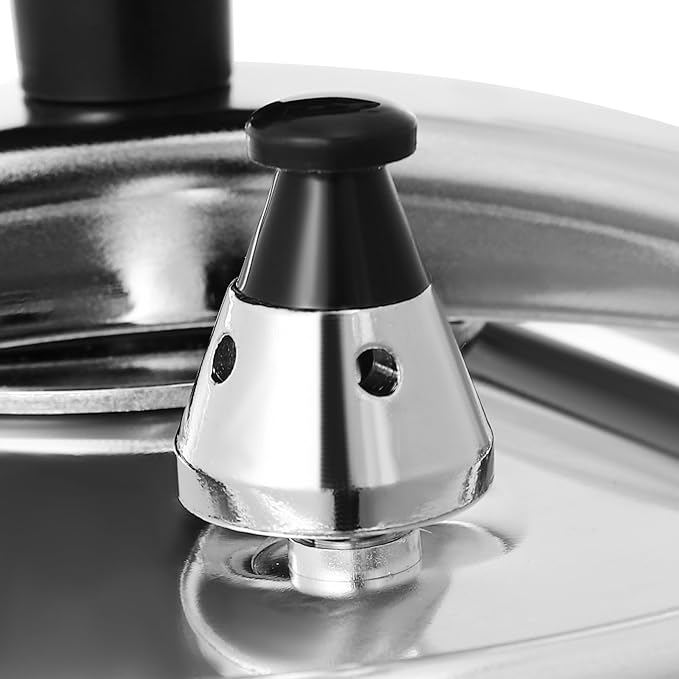 3.2 QT Aluminum Pressure Cooker, Secure locking System, Anti-scald Handles, One Hand System, Thickened Wall, Kitchen Cookware Pots and Pans, Not Suitable for Induction
