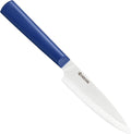 Kyocera INNOVATIONwhite 4.5" Ceramic Utility Knife - White Z212 Blade with Non-Slip Blue Handle