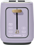 Beautiful 2 Slices Toaster with Touch-Activated Display, Lavander – Extra Wide Slots, 7 Shade Settings, Bagel & Defrost Functions, Removable Crumb Tray, Stylish Stainless Steel by Drew Barrymore