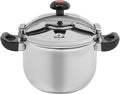 Stainless Steel Pressure Cooker Large Capacity Pressure Stewing Pot 8.7 PSI Pressure Cooker, Gas/Induction/Electric Stove Compatible, Easy Opening, Household & Commercial(11L)