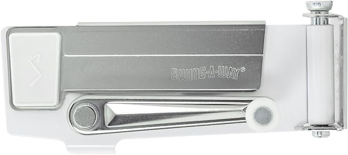 Swing-A-Way White Steel Manual Can Opener