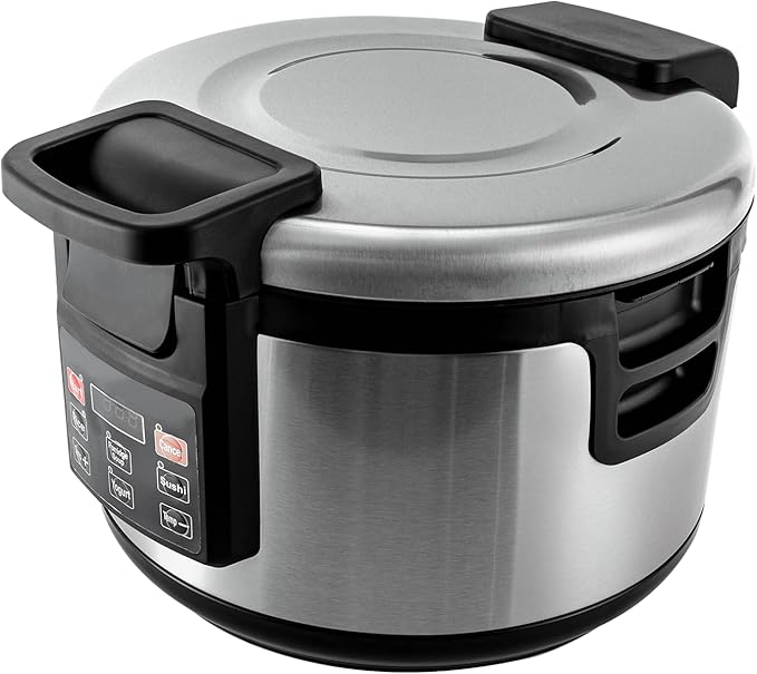 20Qt Commercial Rice Warmer, 110W Big Rice Warmer with Non-stick Inner Pot, 104-176℉ Adjustable Temperature Portable Rice & Food Warming Bowl for Restaurant, Hotel(NOT Cooker)