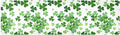 senya St. Patrick's Day Trivet Table Runner 40 Inches Long St. Patrick's Day Lucky Clover Shamrocks Heat Resistant Hot Pad Multi Purpose Mat for for Hot Pots Pans Kitchen Countertops, B01C23045