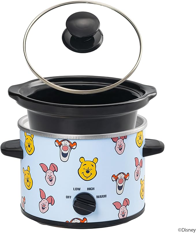 Uncanny Brands Disney Winnie the Pooh and Friends 2qt Slow Cooker - Small Kitchen Appliance