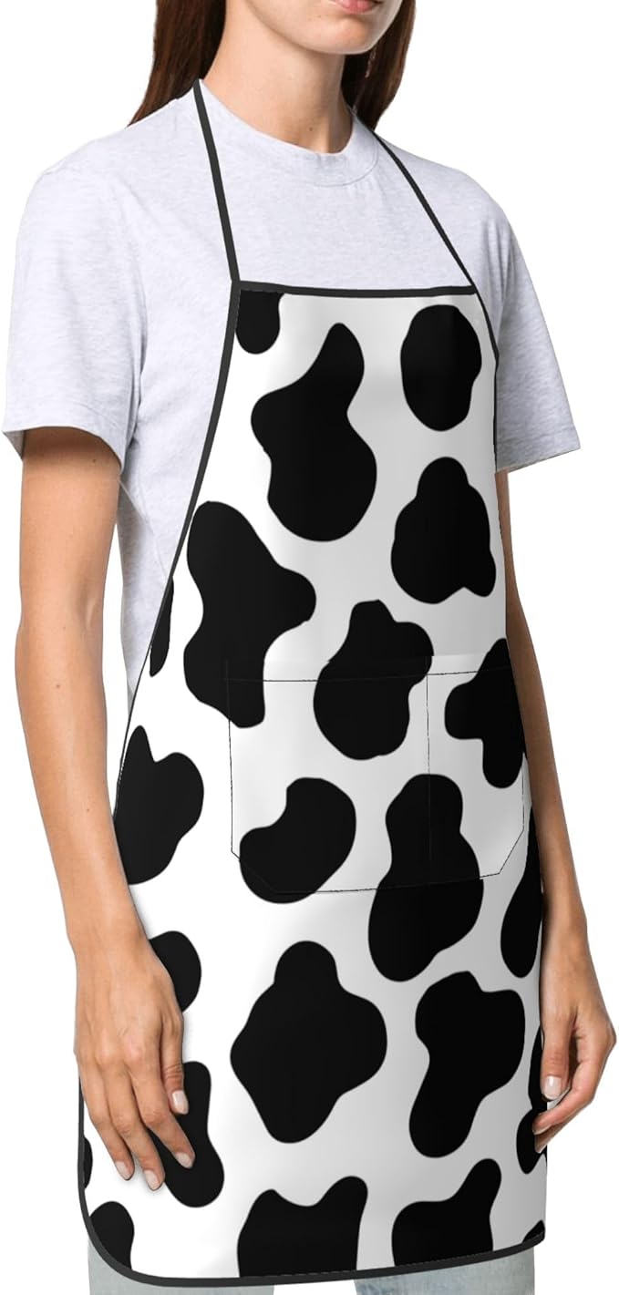 Apron with Pockets for Cooking Chef Kitchen Work Gardening and Salon Size 20.4x28.3 Inch