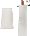 2 Pack 100% Linen Bread Bags for Homemade Bread Sourdough 13 x 19.6 Inch Reusable Bread Storage Bag 7.8 x 28.7 Inch for large Baguette (Linen)