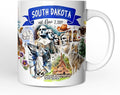 OrnamentallyYou Artistic South Dakota State Themes and Landmarks Mug