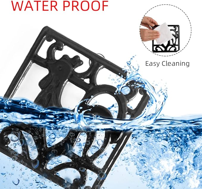 Cast Iron Square Trivet - Coffee Gold