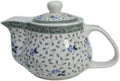 Porcelain Teapot 500ml Kettle with Removable Stainless Steel Infuser (Flower)