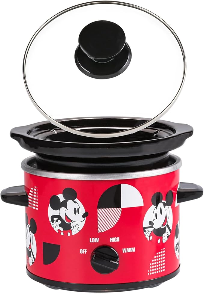 Uncanny Brands Disney Mickey Mouse 2qt Slow Cooker - Small Kitchen Appliance