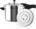 MAGEFESA Avant 8.5-Quart Aluminum Pressure Cooker, Compatible with Gas, Electric, Ceramic Stoves, Pressure Canner, Stovetop Instant Fast Cooking