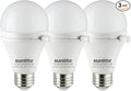Sunlite ShabBulb, Shabbat Permissible LED Light Bulb, 7 Watt (40 Watt Equivalent) 3000K Warm White, 3 Pack