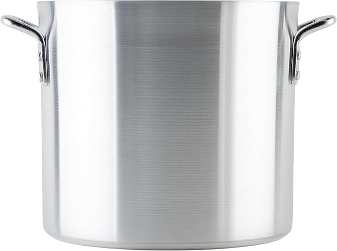 Winware ALST-16 Professional Aluminum 16-Quart Stockpot, Silver