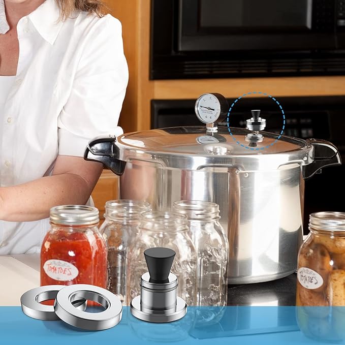 50332 Pressure Cooker Regulator 5-10-15lb Weight Replacement for Presto Pressure Canner 16 23 quart Pressure Cooker 0171001 0174001 6803571