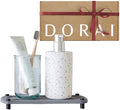 Dorai Home Sink Caddy – Water-Absorbing Stone Tray for Sink, Stainless Steel Feet, Fast-Drying, Slate