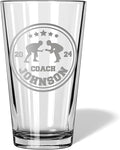 Soccer Coach Gift - Personalized Soccer Gift, Soccer Accessories, Best Coach gifts for coaches, End of Season, Girls Soccer Coach Gifts (Wrestling, Single Pint Gift Box)