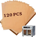 KAWENDE 120 Pcs Air Fryer Liners, 10''x11'' Disposable Compatible with Emeril Lagasse 26 QT French Door 360 Air Fryer, Parchment Paper Sheets for Air Fryer Accessories