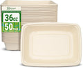 Homestockplus Paper Bowl 36 oz Disposable Bowls for Party - 50 Pack Heavy Duty Large Paper Bowls Disposable for Tacos, Salads, Pasta, Snacks, Burritos & More