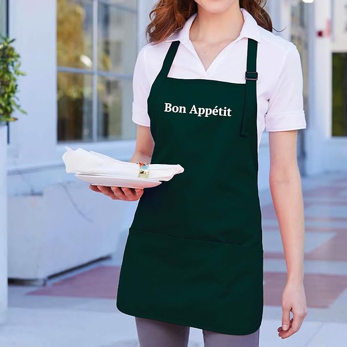 Custom Text Cooking & BBQ Apron – Personalized Chef or Grill Gift – Medium Length (1-3 Lines)