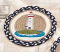 BLACK FOREST DECOR Seven Seas Lighthouse Braided Trivet