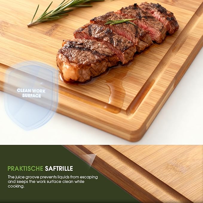 Personalized Bamboo Cutting Board - Laser Engraved Custom Board,Print in USA,Customizable Bamboo Cutting Board Eco-Friendly Wood,Gift for Wedding, Housewarming,Christmas