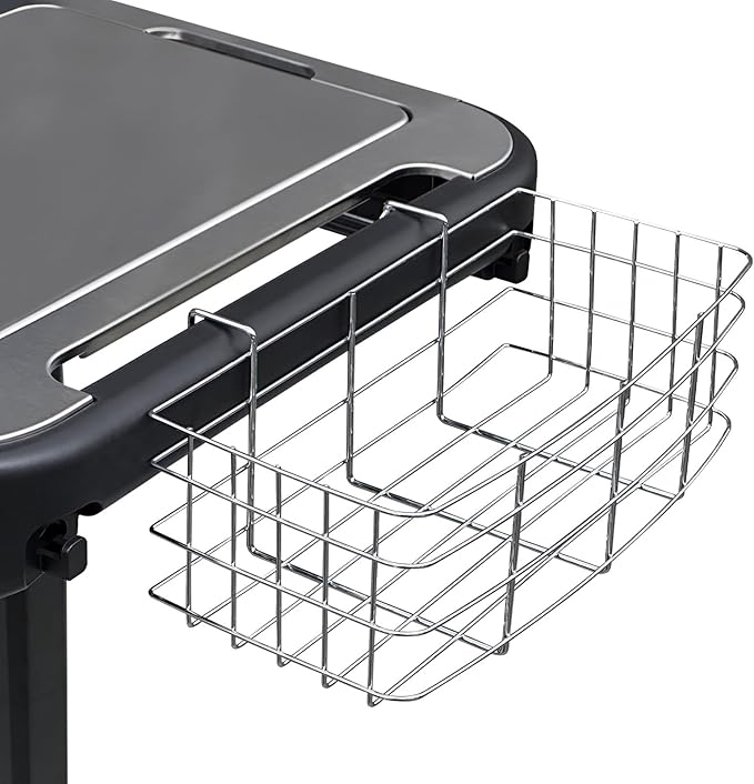 Condiment Caddy, Caddy Collection for Weber Spirit Serial E-210, E-310, E325, E-410, E-425, E-435 Gas Grill, Steel Material with Nickel Plated Finish