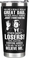 Christmas Gifts for Dad, Men - Gifts for Dad from Daughter, Son - Dads Birthday Gift Ideas, Happy Birthday gifts for Dads, Fathers - Best Dad Ever Gift, Present for dads - 20 Oz dad Tumbler