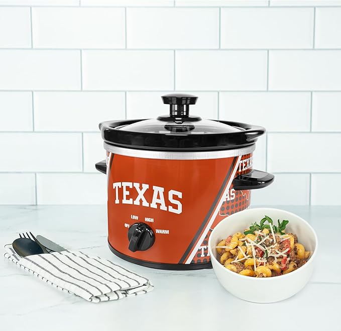 Uncanny Brands Texas Longhorns 2qt Slow Cooker - Small Kitchen Appliance
