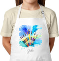 Personalized Kids Apron with Custom Name, Artist Apron For Painting and Craft Crhsitmas Boys & Girls Stocking Stuffer