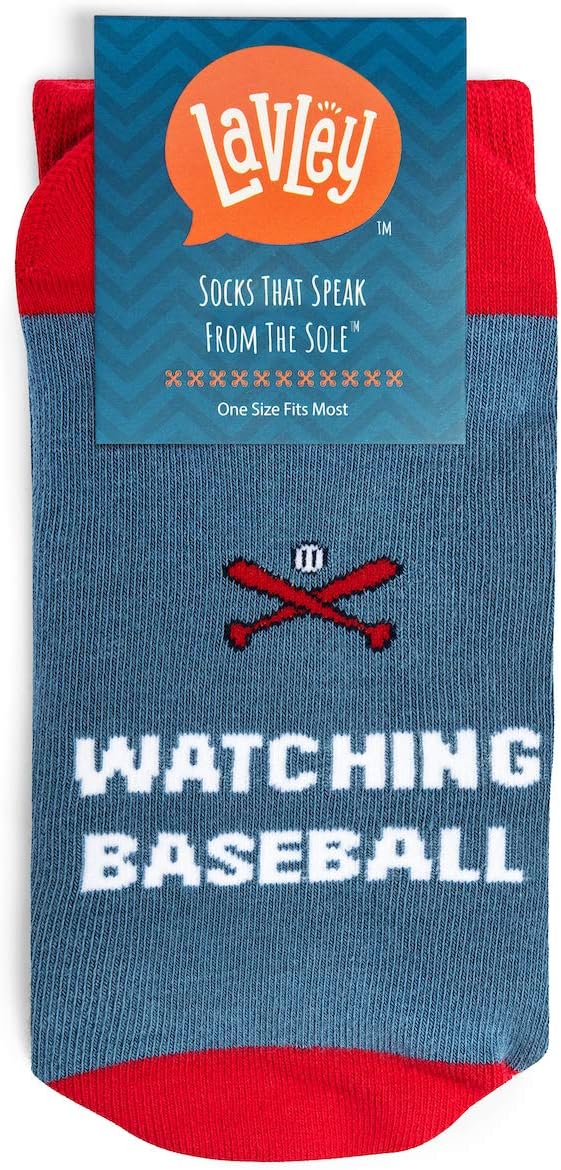 Lavley Funny Socks for Sports Fans and Players - Cool Novelty Gifts for Men, Women, & Teens