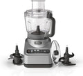 Ninja Professional Food Processor, 850 Watts, 9-Cup Capacity, Auto-iQ Preset Programs, Chop, Slice, Shred & Puree, Stainless Steel Blades, Dishwasher-Safe Parts, Silver (BN600)