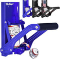 Mckay 16 Oz. and 12 Oz. Metal Can Crusher Auto Recycling, Heavy-Duty Can Crusher Wall Mounted, Can Smasher for Aluminum Seltzer, Soda, Beer Cans and Bottles for Recycling (Auto) Blue