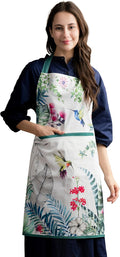 Maison d' Hermine 100% Cotton Apron for women with Pocket Kitchen Chef Apron for Men Cooking Gardening Server Waitress