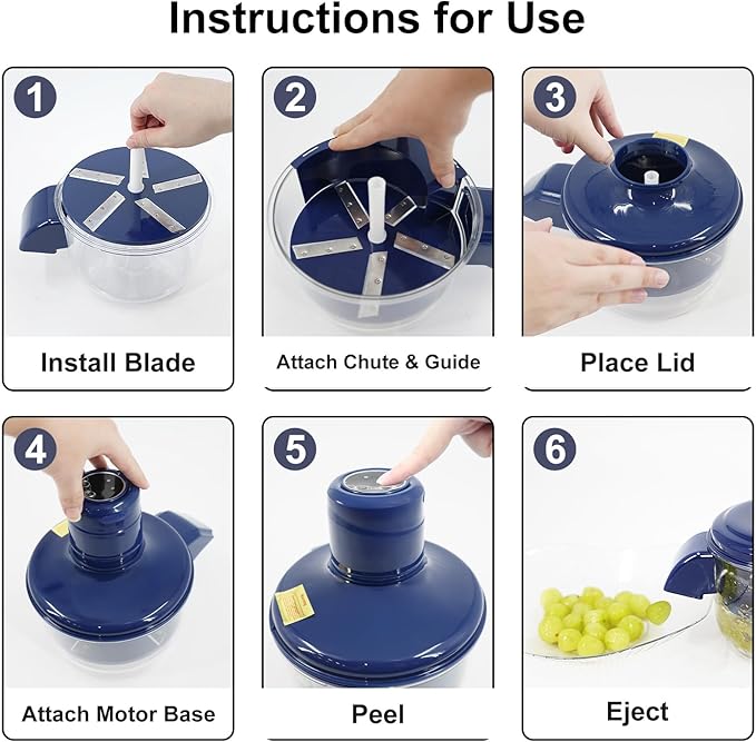 Automatic Garlic Peeling Machine, Electric Peeler for Fruit and Vegetables, Rechargeable Kitchen Tool for Garlic, Grapes, Tomatoes, Cherries, Family Friendly Fruit Peeler Machine