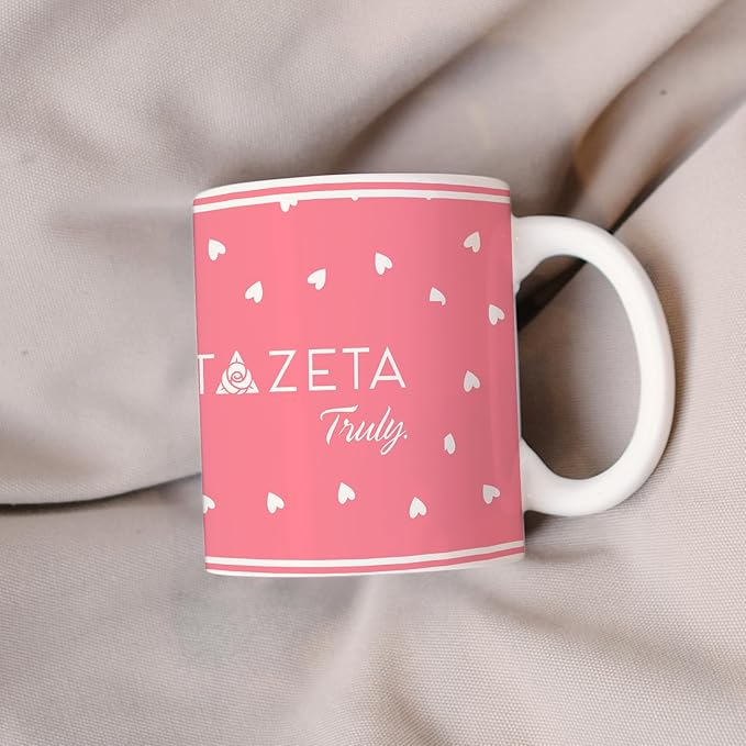 Delta Zeta Ceramic Coffee Mug 11 OZ Tea Cup (Delta Zeta # 11)