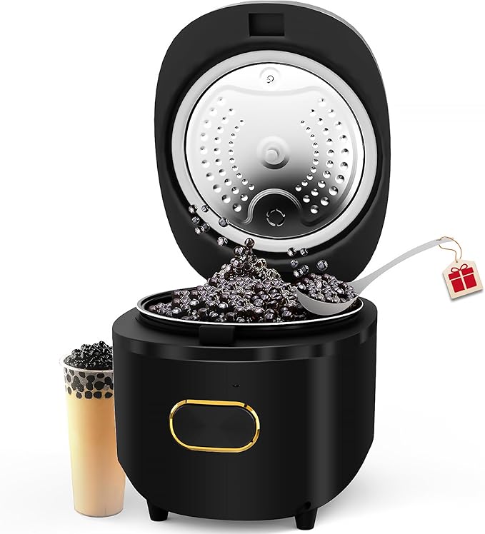 WantJoin Boba Maker Machine Commercial Boba Cooker Commercial Boba Pearl Maker for Bubble Tea Milk Tea Boba Pot for Tapioca Pearls for Restaurants Milk Tea Stores Dessert Stores Lounge Bars 110V