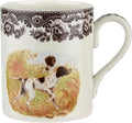 Spode Woodland Mug, Flat Coated Pointer, 16 Oz | Coffee Mug with Handle for Hot Beverages | Ideal for Tea, Hot Chocolate, and Other Hot Drinks | Made from Fine Porcelain
