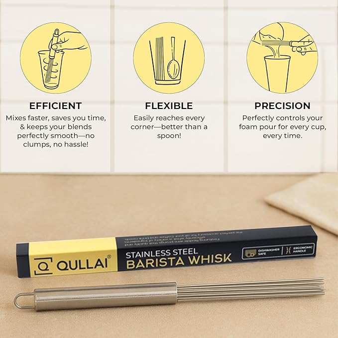Stanless Steel Whisk (Professional Barista Tool Whisk)