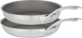 Viking PureGlide Pro 3-Ply Nonstick Frying Pans, Made without PFAS, 2-Piece Induction Fry Pan Set, 9.5 and 11-Inch, Metal Utensil Safe Titanium Nonstick Surface, Oven Safe to 600F