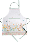 Maison d' Hermine 100% Cotton Apron for women with Pocket Kitchen Chef Apron for Men Cooking Gardening Server Waitress
