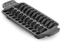 Outset 76375 Shrimp Cast Iron Grill and Serving Pan , Black