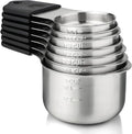 Magnetic Measuring Cups Set of 7 Stainless Steel Measuring Cups Kitchen Measuring Tools for Dry and Liquid Ingredients