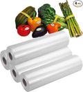 Plastic Produce Bag 12" X 20", Clear Food Storage Bags for Food, Fruit, Vegetable, Refrigerator Storage, Kitchen,350 Bags/Roll (4 Rolls)