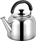 Whistling Stovetop Tea Kettle,Food Grade 316 Stainless Steel,Hot Water Fast to Boil,Stovetop Kettle with Ergonomic Handle,4.2 Quart Capacity